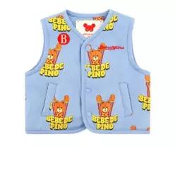 BEBE DE PINO 베이비 그루비 베어 올 오버 퀼팅 베스트_BP61VP101 504793