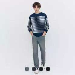 백화점 지오다노 남성 스탠다드 코튼 슬림 핏 데님 팬츠 116541