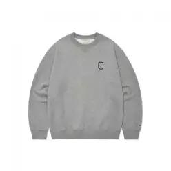 COVERNAT C 로고 맨투맨 Melange Gray