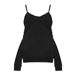 MM6메종마르지엘라 스파게티 스트랩 코튼 후드 티셔츠 S52GU0244M25014 900