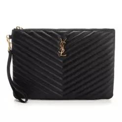 쉐브론 퀼팅 YSL 모노그램 아이패드 케이스 559193CWU01 1000