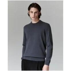 질스튜어트뉴욕 맨 [질스튜어트뉴욕] 다크그레이 프리미엄 캐시미어100% 라운드 니트 JNSW3D201G3 399473