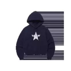 CAVISH 카비시 여성 스타 로고 크롭 후디 네이비 122786677 CV2CFFM401ANV