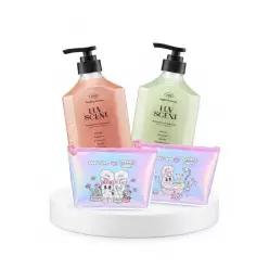 럽센트 생화향 스크럽 워시 500ml 단품/기획(+에스더버니 파우치 )