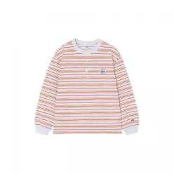 리 LEE KIDS 멀티 스트라이프 헨리넥 긴팔티셔츠 스카이블루 LK2603LT07SB 256432