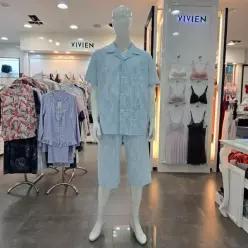 [비비안]폴리 혼방 플라워나염 남성 파자마 MP8899B_HDD
