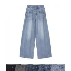 매장정품 DALEN 커브드 와이드 데님 팬츠 - 5컬러 DENIM 216366