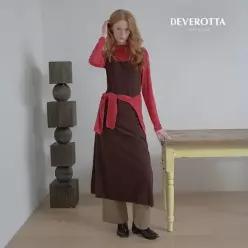 드베로타 26FW 코튼100 홀가먼트 니트원피스