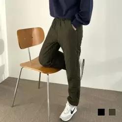 [다잇템]미니멀 데일리 코타 여자 퀼팅 조거 패딩바지 SD-221174 다잇템 다잇