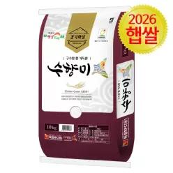[오늘출발] 2026년 첫수확 햅쌀 수향미10kg 골든퀸3호 경기미 (상등급, 단일품종)