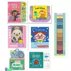 [전집] 우리아이 감각발달+인지력신체능력발달+배변습관+이닦기습관 모음 7종세트/친구야뭐해-병풍책/치카치카.똥이퐁당.치발기.컵쌓기.말랑사운드북-사파리동물/블루래빗