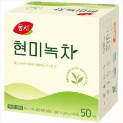 동서식품 현미녹차 동서 50T 2개 1000원 X넉넉한 유통기한