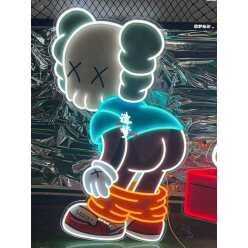 KAWS 네온사진 조명 인테리어 LED 술집 바 장식