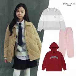 [30%+추가5%][폴햄키즈 외] 가을 키즈룩 완성 맨투맨/후드/집업/팬츠 외 100종