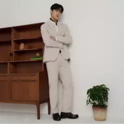 빈폴 26SS 30%OFF 텍스처 셋업 스탠다드핏 슬랙스 베이지 BC62 P4Q9R2S5 M7N3P8Q1