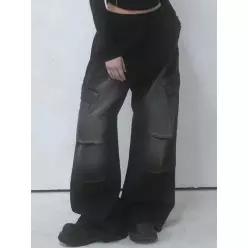 Urbandress(어반드레스) Side Big Cargo Pants COTTON BLACK