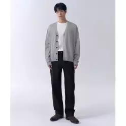 무신사 스탠다드 MUSINSA STANDARD 레귤러 핏 데님 팬츠 [로우 블랙] 4056415 MMJNP0Z0