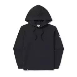 SNOW PEAK 베이직 여성 세미크롭 후드 티셔츠 Dark Charcoal (S25FWFHD11)_SP 60B1501314 S2