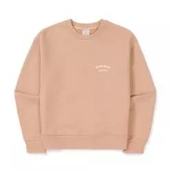 SNOW PEAK 여성 레터링 세미 크롭 맨투맨 Peach (S FHT63) 60B1496930 S F-HT63 PC