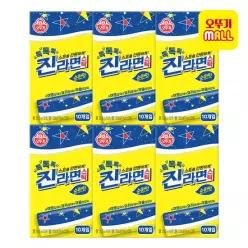 [오뚜기] 톡톡톡 진라면 스틱 순한맛(10T) 50g 6개