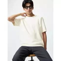 [매장정품] UNIQLO 워셔블밀라노립니트T반팔 E481004-000-00 2233560