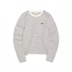 LEE 우먼 스트라이프 티셔츠 크림 LE2603LT62CM 516137