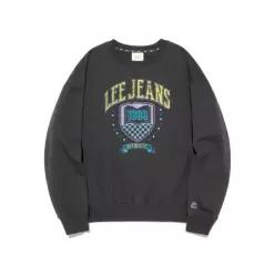 리 LEE 우먼 유니브 그래픽 맨투맨 챠콜 LE2503CR62CH 287511