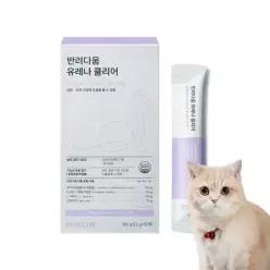 반려다움 고양이 요로 짜먹는 신장영양제 유레나클리어 스트레스 케어 닭가슴살 15개입, 1개