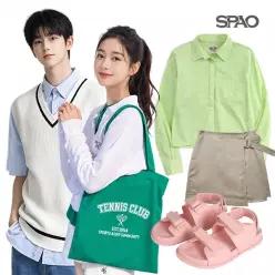 [스파오外] 5,900원부터~ 남녀 SS BEST 반팔티/반바지/원피스/샌들/쪼리/숄더백 외
