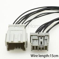 1Pcs 8 가지 방법 와이어가있는 자동 소켓 남성 여성 배선 하네스 커넥터 (와이어 포함) 6098-0247