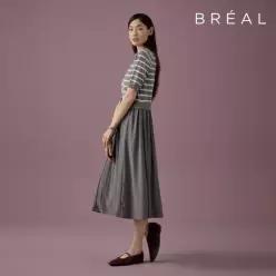 브리엘 버튼 스트라이프 원피스 1종[런칭 가격 59,900원]