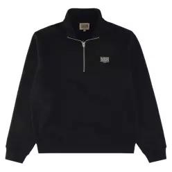 [마리떼]SMALL CLASSIC LOGO HALF ZIPUP SWEATSHIRT MFG46FSW206-BLK