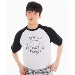 SPAO 망그러진곰 래글런 반팔 티셔츠화이트 SPRLG37U01