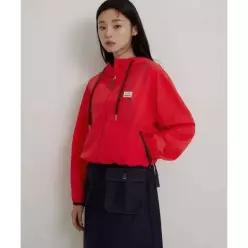 매장정품 빈폴 BEANPOLE LADIES [헌터 HUNTER] 패커블 후드 윈드 브레이커 레드 (BF6639K026) BF6639K026 2