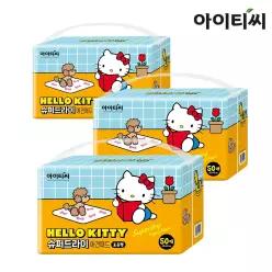 [표준형/150매] 헬로키티 슈퍼드라이 애견패드 표준형(50매)X3팩