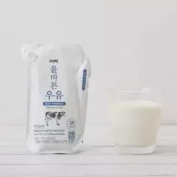 비락 올바른 우유 멸균 우유 180ml 24팩
