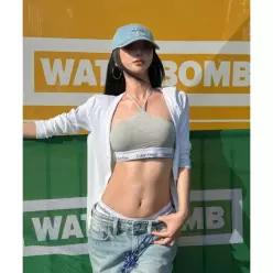 캘빈클라인UNDERWEAR 여성 아이콘 코튼 모달 홀터 브라렛_QF8669ADP7A QF8669ADP7A 145771