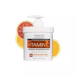 Advanced Clinicals 비타민 C 크림 Visibly Brightening 바디 로션 | 여성 및 남성용 모이스처라이저 스킨