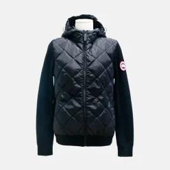 (캐나다구스) 퀼티드 니트 후드 패딩 재킷(6800L9061)