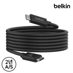 [벨킨] 240W USB4 C타입 초고속 충전 케이블 20Gbps 2M INZ004bt2M