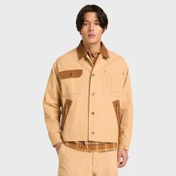 팀버랜드 TIMBERLAND Tokyo Design Collective 코튼 초어 재킷 - 라이트 위트 부츠 0YH3C-EH3
