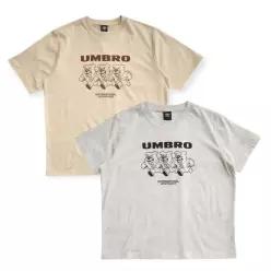 [엄브로] 2026 UR123CRS33/더비독 트리플 반팔 티셔츠/OBE0(베이지),WMG0(화이트멜