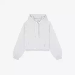 NEW BALANCE NBN0G4W912_16 WOMEN 에센셜 후드티 (SEMI OVER FIT) 60B1589553 _