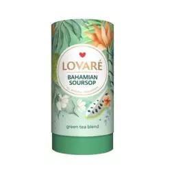 LOVARE 바하마 사워솝 잎차 ？ 80g 프리미엄 녹차 블렌드 조각과 금잔화 꽃잎 포함 우크라이나 브랜드 정품 선물용 티백 15개의 종이 필터 Bahamian Soursop