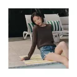 더엣지 최초가79,900원 26SS 린넨혼방 크로셰 썸머 니트 3종