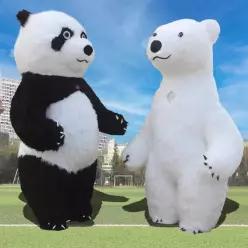 고릴라 인형탈 북금곰 킹콩 침팬지 팬더 행사 축제 의상