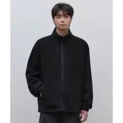 (국내매장정품) 무신사 스탠다드 MUSINSA STANDARD 에센셜 폴라 플리스 하이넥 자켓 재킷 [블랙] MMEFJ6B21