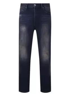 버커루 남성 HEATING JEAN 슬림 스트레이트 D톤 기모 데님 팬츠_US