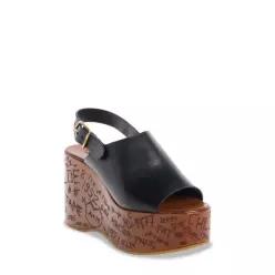 Chloe 끌로에 여성 웨지힐 샌들 Maxime Platform 슬링백 820038 여름 키높이 신발