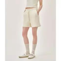 마리떼 프랑소와 저버 MARITH  + FRAN OIS GIRBAUD W LACE DETAIL SWEAT SHORTS ivory 291678